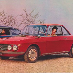 Lancia Fulvia Coupe HF 1966 postcards képeslap