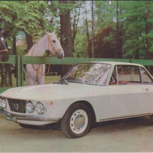 Lancia Fulvia coupe 1965 postcard képeslap