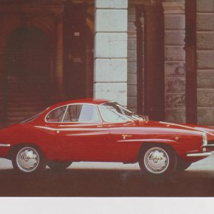 Alfa Romeo Giulietta SS 1965 postcard