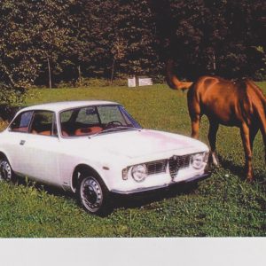 Alfa Romeo GT Bertone junior postcard