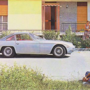 Lamborghini 350 GT 1964, postcard képeslap