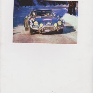 Renaul Alpine A110 Rally képeslap