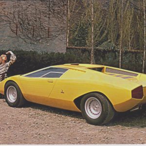 Lamborghini Countach postcard képeslap