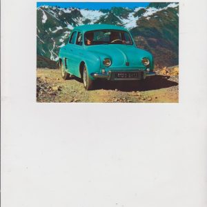 Renault Dauphine képeslap