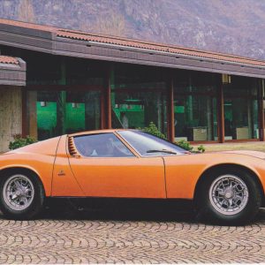 Lamborghini Miura postcard