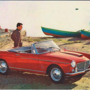 OSCA Fiat 1600 cabriolet képeslap