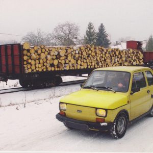 Polski Fiat 126 p képeslap