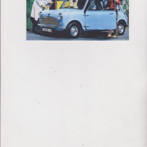 Austin Mini 850 postcard