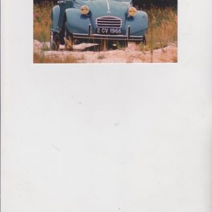 Citroen 2CV6 képeslap, postcard