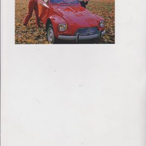 Citroen Dyane postcard, képeslap